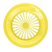 10 Inch Paper Plate Holders Reusable Round Paper Plate Holder Set with Snap-In Grooves for Dinner Dishwasher Safe Yellow